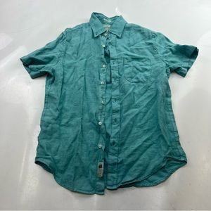 J.Crew women’s  blue cotton button down shirt S L101-27